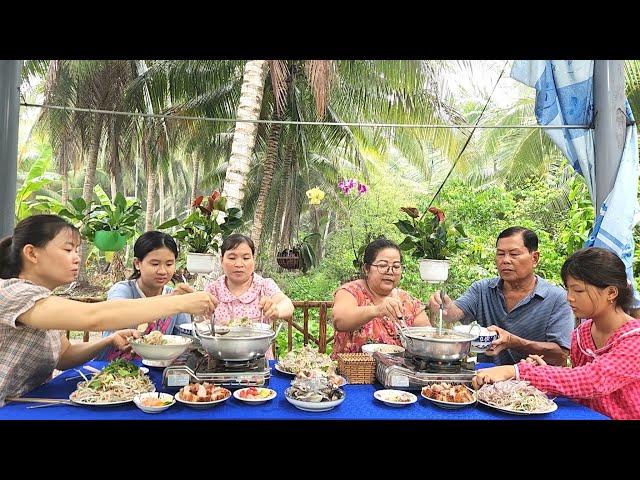 Đặc Sản Miền Tây với Món Bún Nước Lèo Heo Quay Ăn Hoài Không Ngán | TKQ & Family T 2067