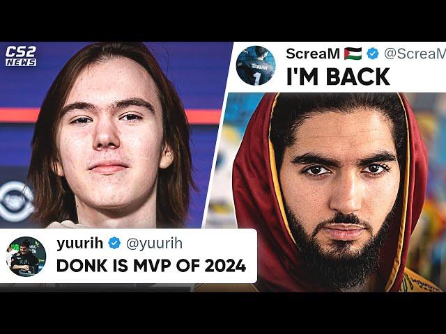 YUURIH NAMES DONK AS MVP OF 2024, SCREAM RETURNS TO CS, AQUARIUS BANNED ON TWITCH