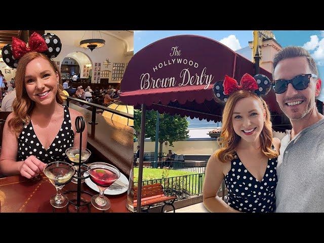 Our First Time Eating At Hollywood Brown Derby at Disney's Hollywood Studios + Indiana Jones Bar!