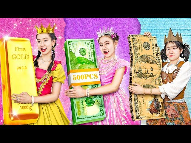 Poor vs Rich vs Giga Rich Princess At The Contest!