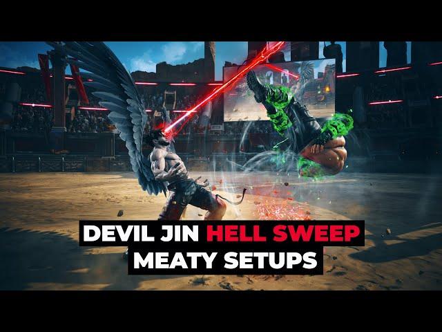 Tekken 8 | Devil Jin Hellsweep Guide & Meaty Setups