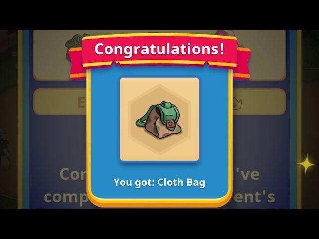 Medieval Merge mobile game. Update 1.17.1 - new item Cloth Bag. Part 1.