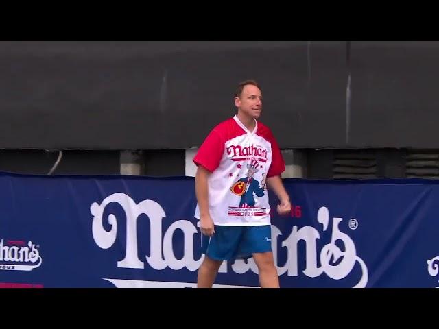 This Joey Chestnut intro is ELECTRIC  #shorts