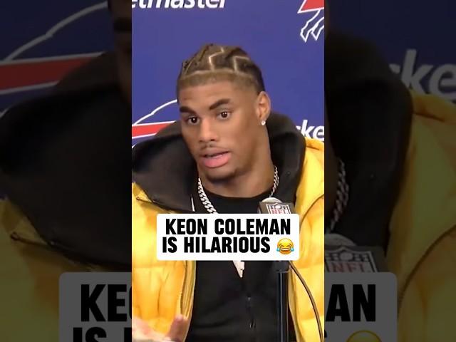 New Bills rookie WR Keon Coleman's first press conference is comedy  (via @wkbwbuffalo)