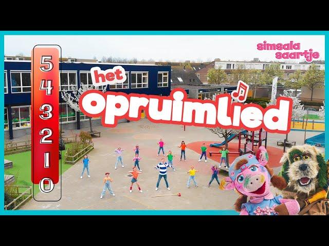 Simsala Saartje - Het opruimlied (Officiële videoclip) | ⏳⏰ 5 minuten mét aftelbalk