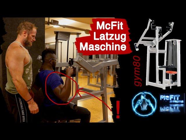 McFit LATISSIMUS MASCHINE | Rückenübung | Gym 80 | Richtige Ausführung | Latzug | Rückentraining