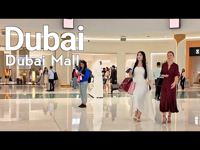 Dubai Mall 4K The Largest Shopping Mall in the World Walking Tour