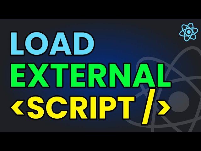 How to LOAD EXTERNAL SCRIPT in React Component