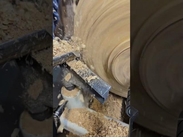 Wood Turning - Working the outside of a maple bowl