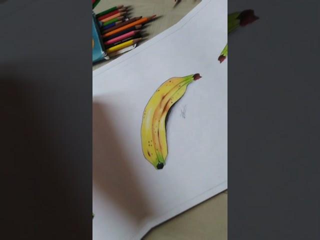 #pencildrawing #colourpencildrawing #artist #banana #drawing #workout