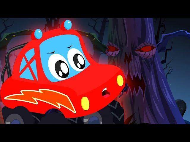 хэллоуин дерево | развивающий мультфильм | потешки | Little Red Car Russia | детские песни