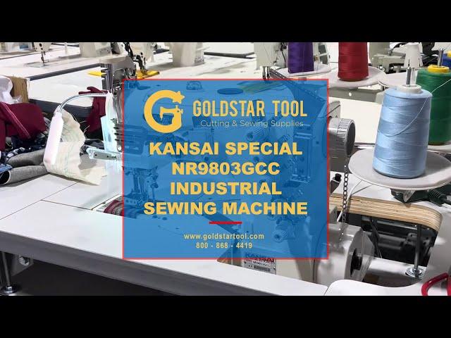 Product Showcase - Kansai Special NR9803GCC Industrial Sewing Machine -Goldstartool.com-800-868-4419