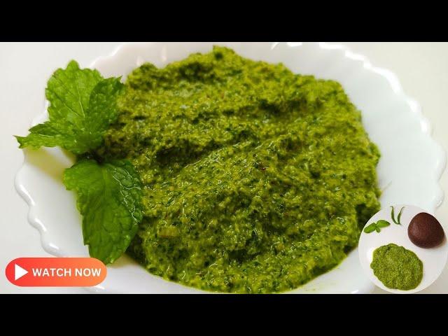 Mint Chutney | Pudina Chutney | Gurukrupa Kitchen