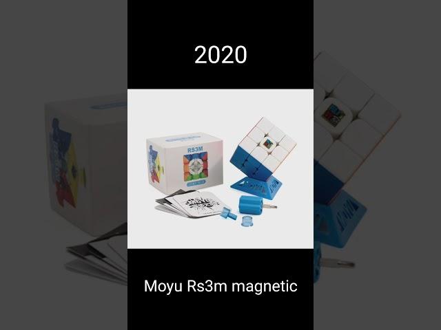 Evolution of Moyu budget magnetic cubes