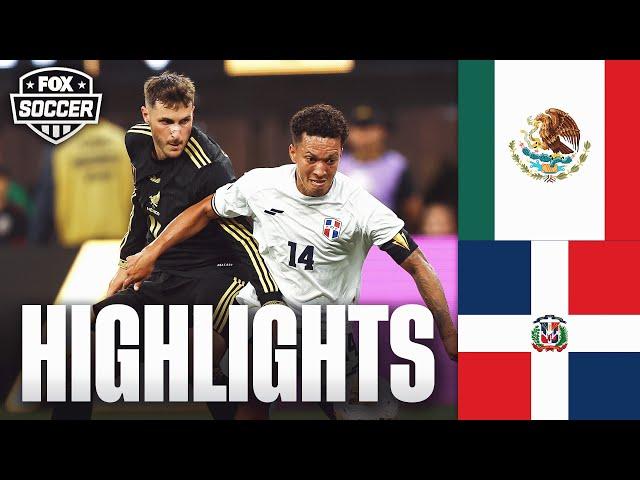 Mexico vs. Dominican Republic Highlights | 2025 Concacaf Gold Cup