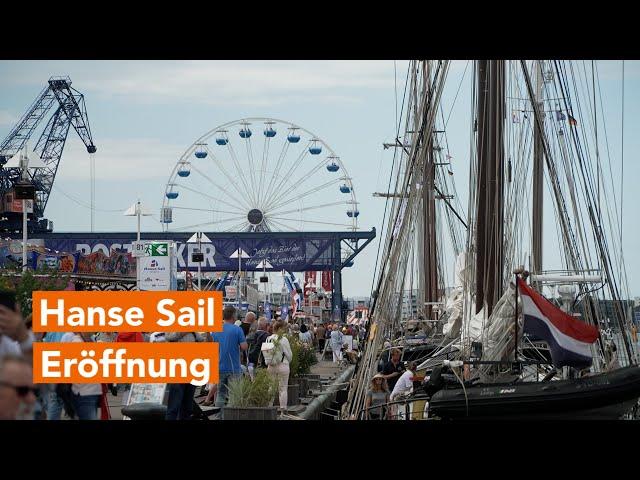 Start des maritimen Traditionsfestes – die Hanse Sail ist gestartet!