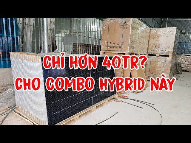 Chỉ hơn 40tr có ngay Combo Hybrid Với Luxpower SNA 5kw khá hay này @LUXPOWERTEK