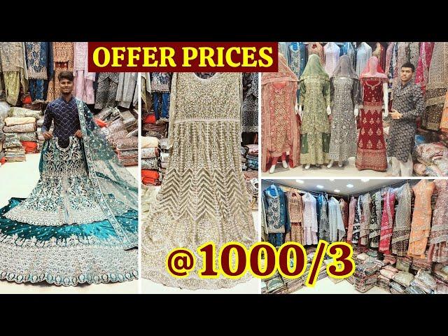 OFFER Prices ₹1000/3 Cotton Dress Materials Wedding Spcl Bridal Lehengas Partywear Readymade Dresses