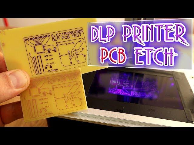 The fastest way to make PCBs at home - UV MSLA Printer