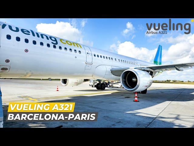 TRIP REPORT / This is LOW COST in 2023! / Barcelona to Paris / Vueling A321