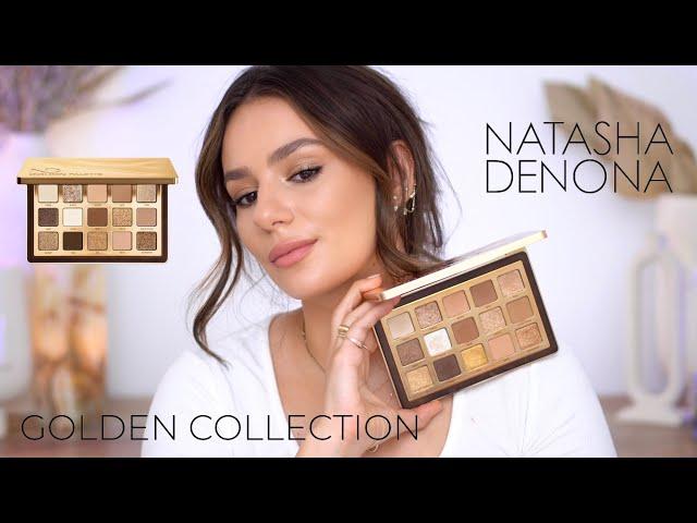 NATASHA DENONA GOLDEN PALETTE: 3 Look + Swatches & Comparison || Tania B Wells