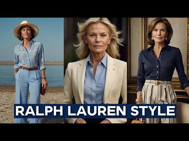 Classic Ralph Lauren Style For Mature Women | Style Over 60