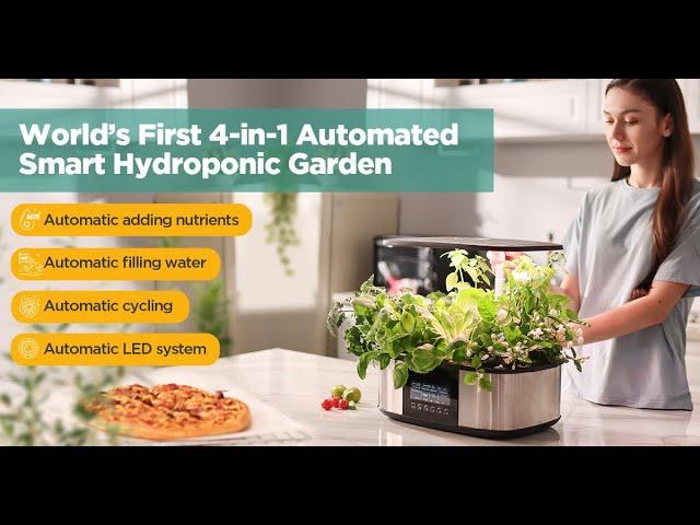 World's first 4-in-1 automated smart hydroponics system | LetPot LPH-Max