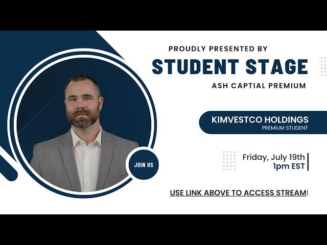 Student Stage - Kimvestco Holdings (OSOK)