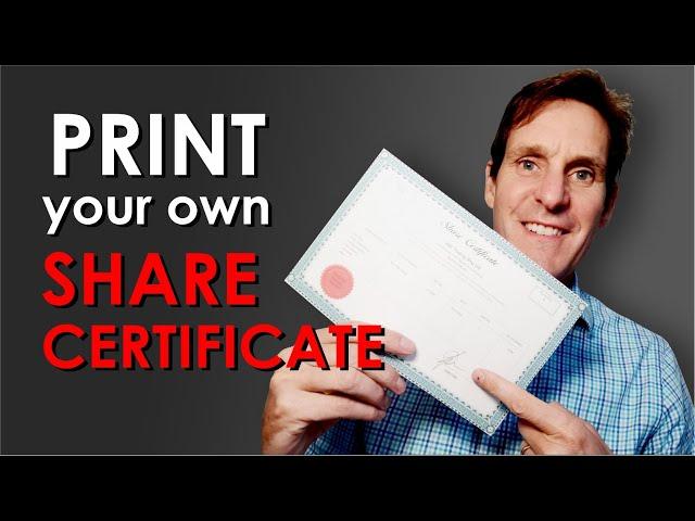 Share Certificates Explained for CIPC registered companies