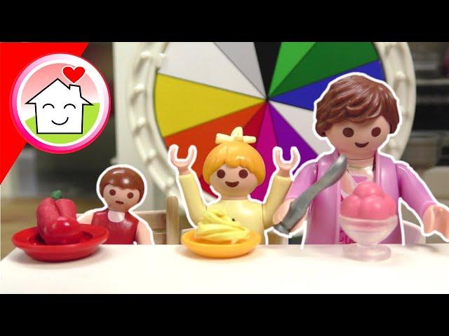 Playmobil Film Familie Hauser - Ein Tag eine Farbe - Geschichte mit Anna und Lena