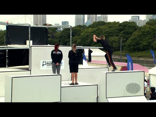 RODGERS Kyle (ZIM) - 2022 Parkour Worlds, Tokyo (JPN) Qualification Parkour Speed Run 1