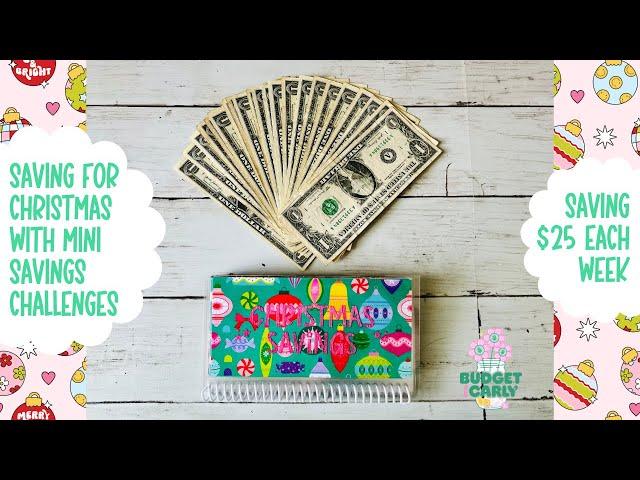 Saving $25 for Christmas | Finishing Three Challenges! #consistency #savingmoney