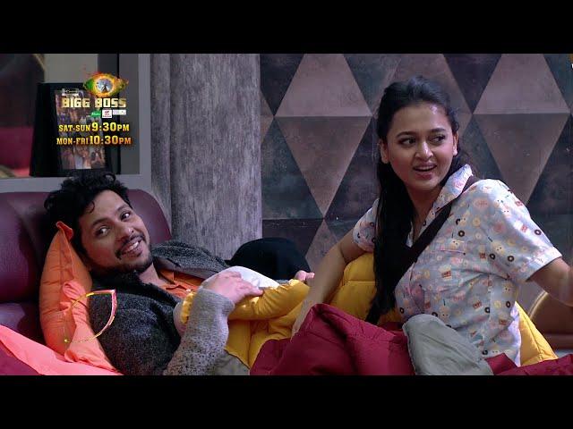 Bigg Boss 15 promo: Nishant Bhat and Tejasswi Prakash seen snuggling in a blanket