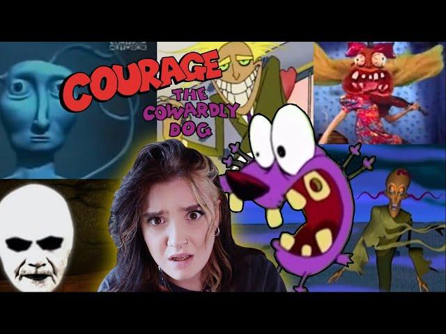 The Most CURSED And UNSETTLING Episodes Of Courage The Cowardly Dog EVER! *wtf Cartoon Network*