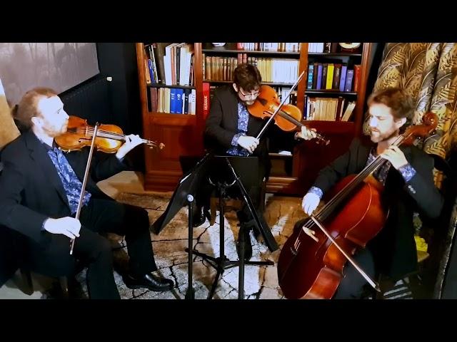 Lawrence String Trio playing Mozart Adagio