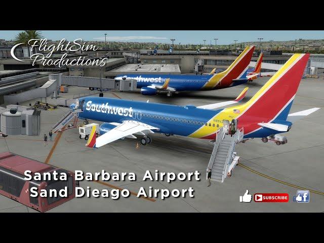 FlightSim Productions-KSBA to KSAN