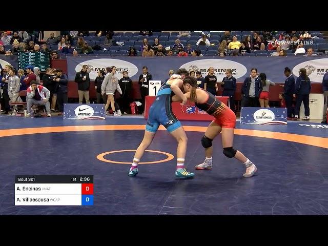 53 Kg Prelims Alexis Encinas Unattached Vs Areana Villaescusa Army WCAP