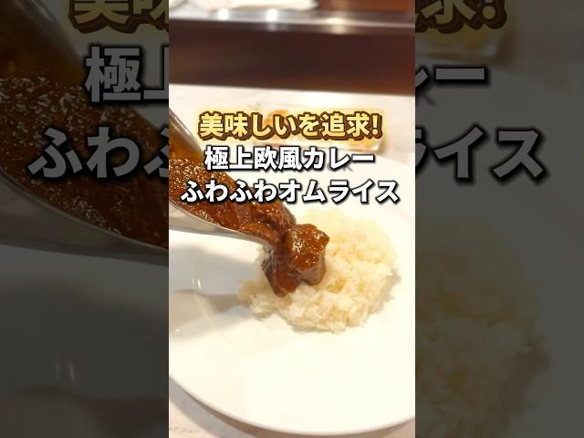 美味しいを追求した極上欧風カレー&ふわふわオムライス！