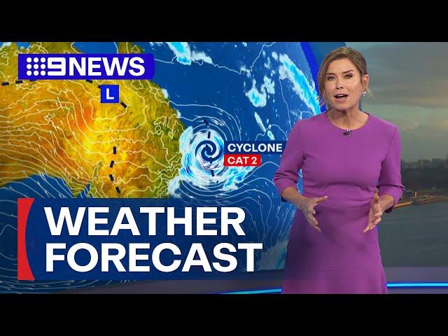 Australia Weather Update: Tropical Cyclone Alfred brings heavy rain and big surf | 9 News Australia