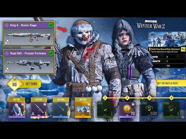 Season 11: Winter War 2 Battle Pass Detailed Look! Gameplay + All Rewards & More! CODM