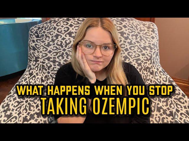 What Happens When You Stop Taking Ozempic? I HATE FEELING LIKE THIS!