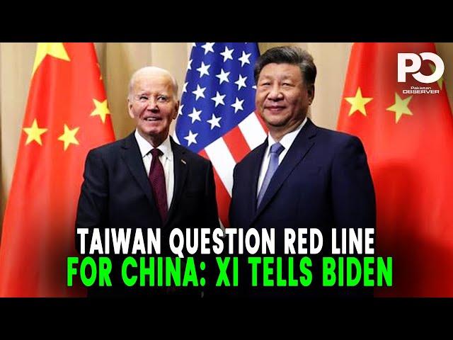 THREATENING Stability: Xi Jinping's Stark Warning to Biden Over Taiwan's 'Red Line