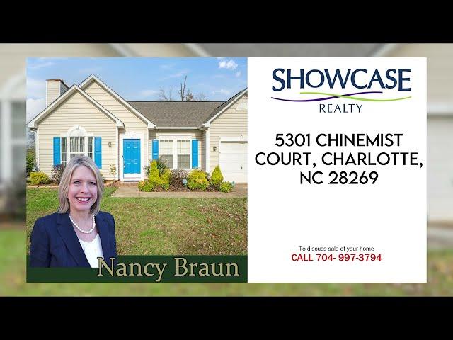 5301 Chinemist Court, Charlotte, NC 28269 | Nancy Braun | Showcase Realty LLC