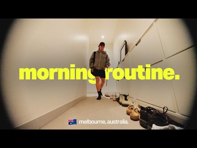 430am morning routine | healthy & productive habits, life in melbourne, gym workout.