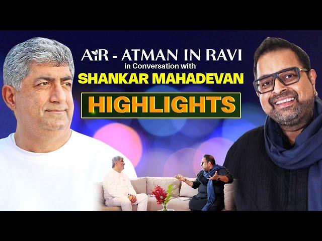 Breathless Shankar Mahadevan in conversation with AiR - Atman in Ravi