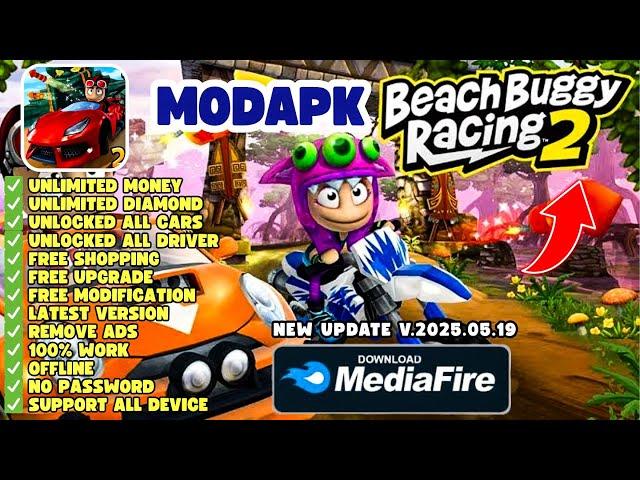 BEACH BUGGY RACING.2 MOD APK NEW UPDATE | ALL CARS UNLOCKED+UNLIMITED MONEY | NO PASSWORD!