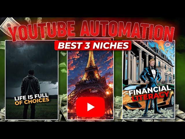 Top 3 Faceless Niches for Youtube Automation