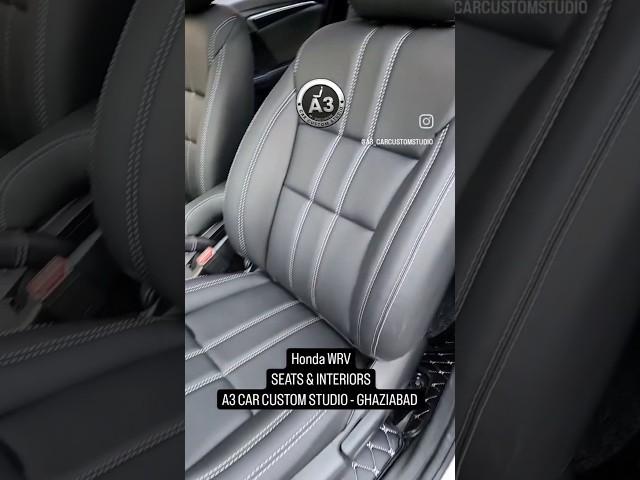 Honda WRV Seats and Interiors customization only at @a3_carcustomstudio