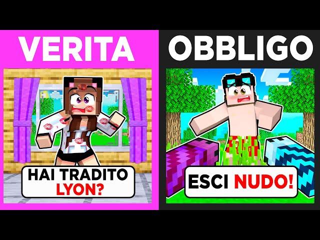 SCEGLI OBBLIGO O VERITÀ PER VINCERE SU MINECRAFT!!