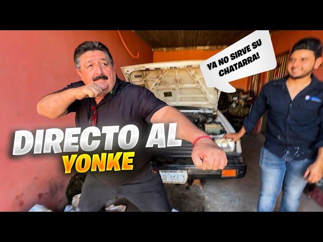 MECANICO DESCOMPONE EL CARRO DE MI PAPÁ // directo al yonke...